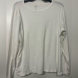 St. John's Bay Essential White Tee